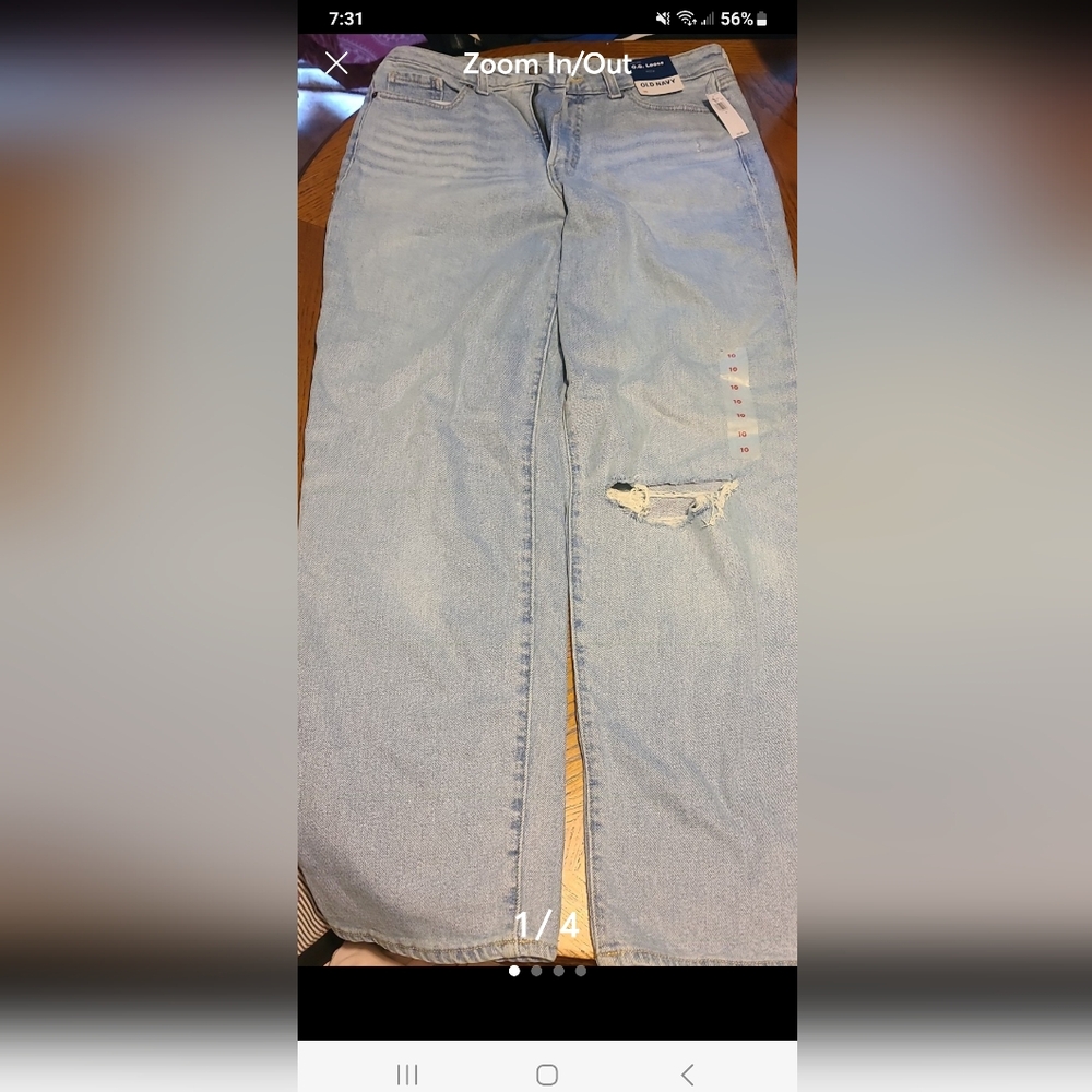 Old navy og loose high rise straight jeans